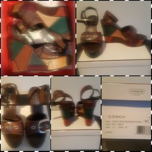 Coach Wedge strap sandal